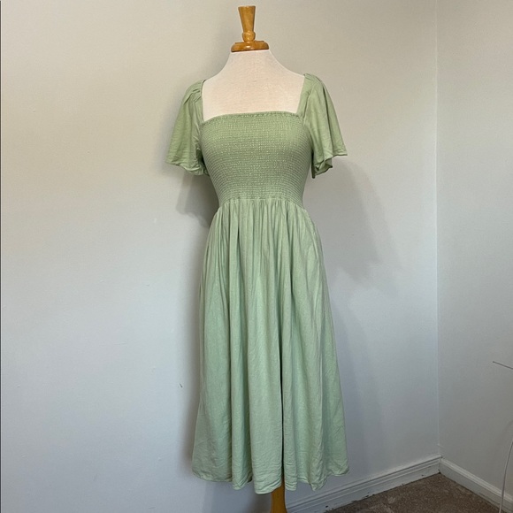 Madewell Lucie Linen Dress Fully lined WITH POCKETS! Small - Picture 3 of 10